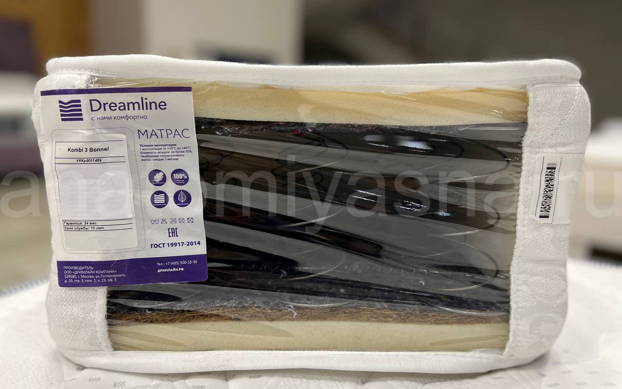 отзыв о Матрас DreamLine Kombi 3 Bonnel фото 2